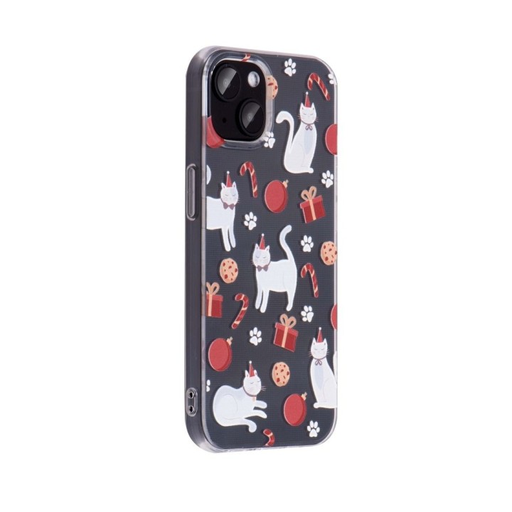 Чехол FORCELL WINTER 21 / 22 для SAMSUNG A32 LTE ( 4G ) christmas cat