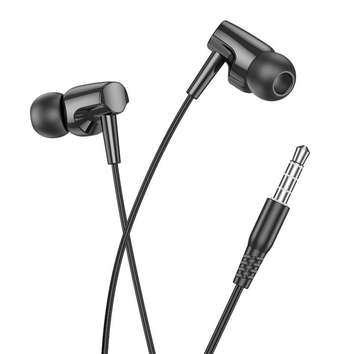Headphones wired in-ear Jack 3,5 mm Hoco M112 black