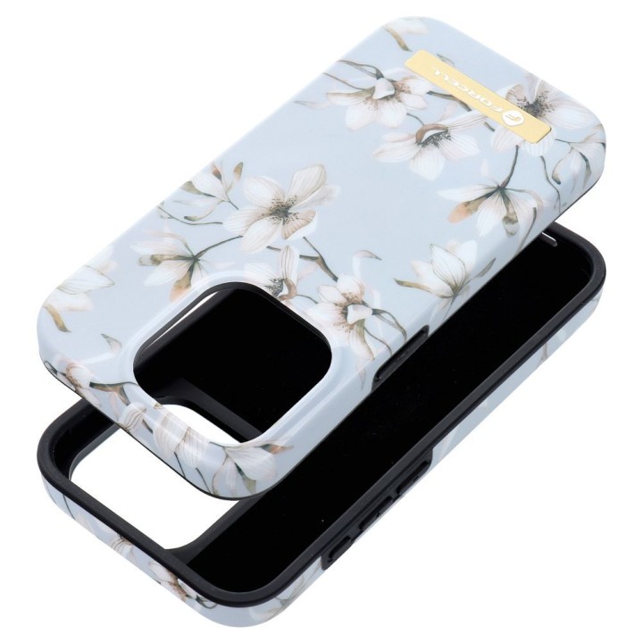 Case for iPhone 14 PLUS Forcell F-Protect Mirage MagSafe compatible spring flowers