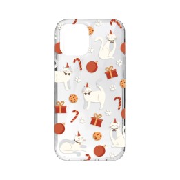 Futerał FORCELL WINTER 21 / 22 do IPHONE 13 christmas cat