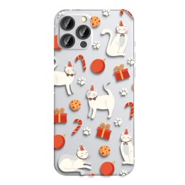 Case FORCELL WINTER 21 / 22 for SAMSUNG A21S Christmas cat