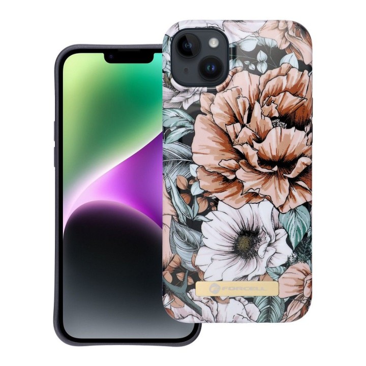 Case for iPhone 14 PLUS Forcell F-Protect Mirage compatible with MagSafe bloom bush