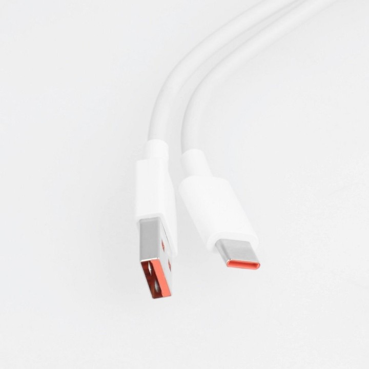 Oryginalny Kabel USB A do USB C XIAOMI 6A 1 m bulk biały