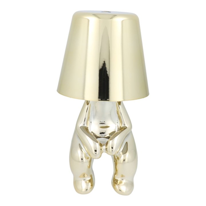 Нічник GOLD MAN Art Deco що сидить (візерунок 2) MLTL