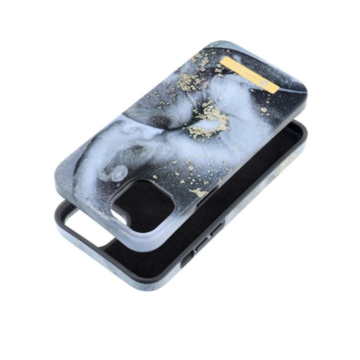 Чехол для iPhone 14 PLUS Forcell F-Protect Mirage совместимый с MagSafe marble mist