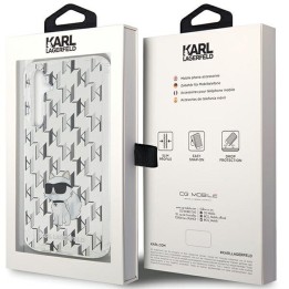 KARL LAGERFELD чохол для SAMSUNG S23FE KLHCS23FEHNCMKLT (Monogram) прозорий