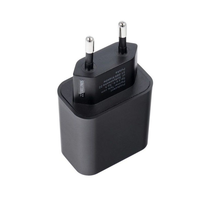 Ładowarka sieciowa do telefonu Blue Star USB C QC3.0 PD 3A 20W + kabel USB C do USB C TFB-TC-20WPD czarna