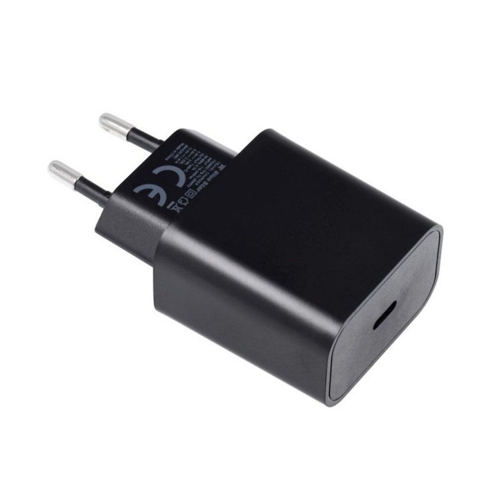Мережевий зарядний пристрій для телефону Blue Star USB C QC3.0 PD 3A 20W + кабель USB-C – USB-C TFB-TC-20WPD чорний
