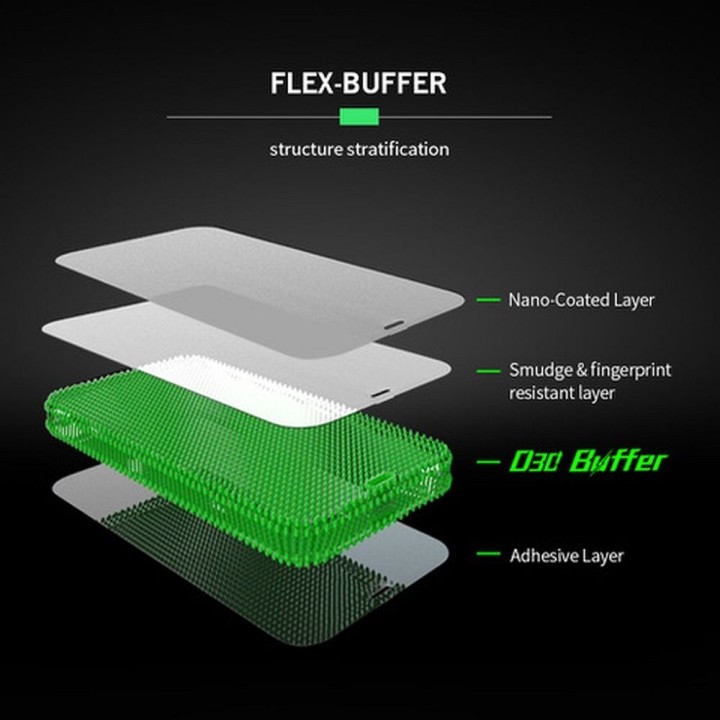 Гибридное стекло 5D для iPhone 13 MINI с антибактериальным покрытием Biomaster Bestsuit Flex-Buffer черное