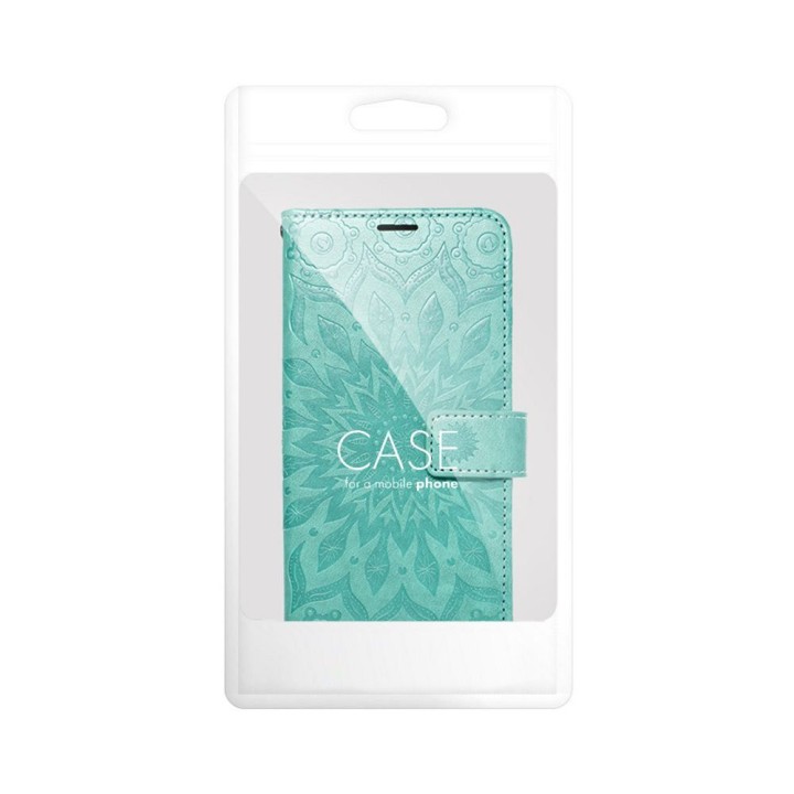 Чехол с клапаном для Samsung S22 ULTRA Mezzo Book мандала зеленый
