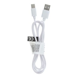 Кабель USB A для Тип C 2.0 C366 (довга наконечник 8mm) 1 m білий