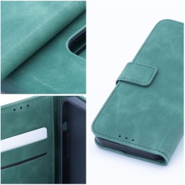 Чехол с клапаном для iPhone 13 Tender Book зеленый