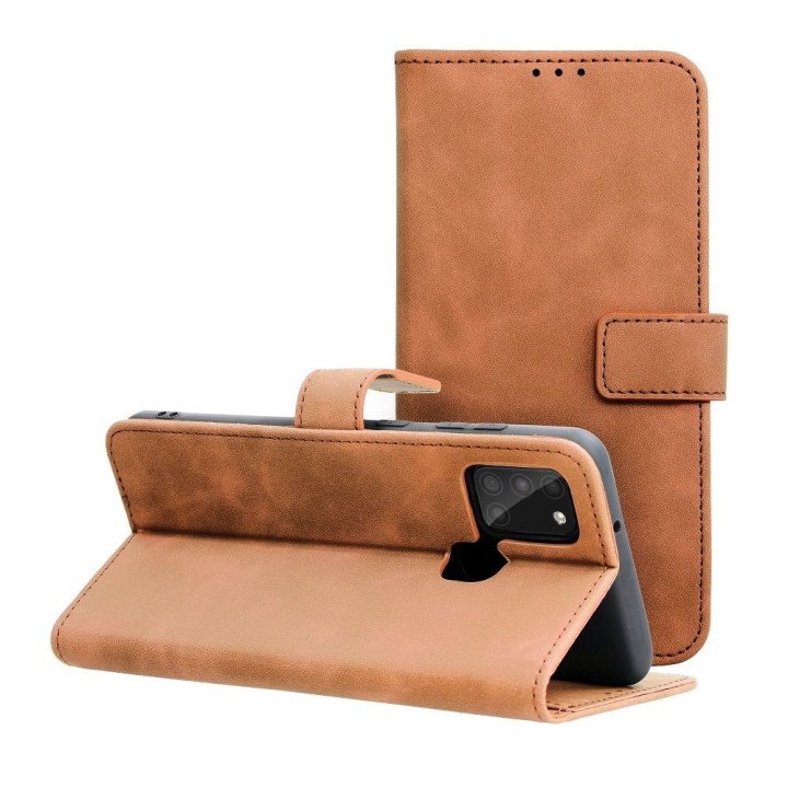 Flip case for Samsung A21s Tender Book brown