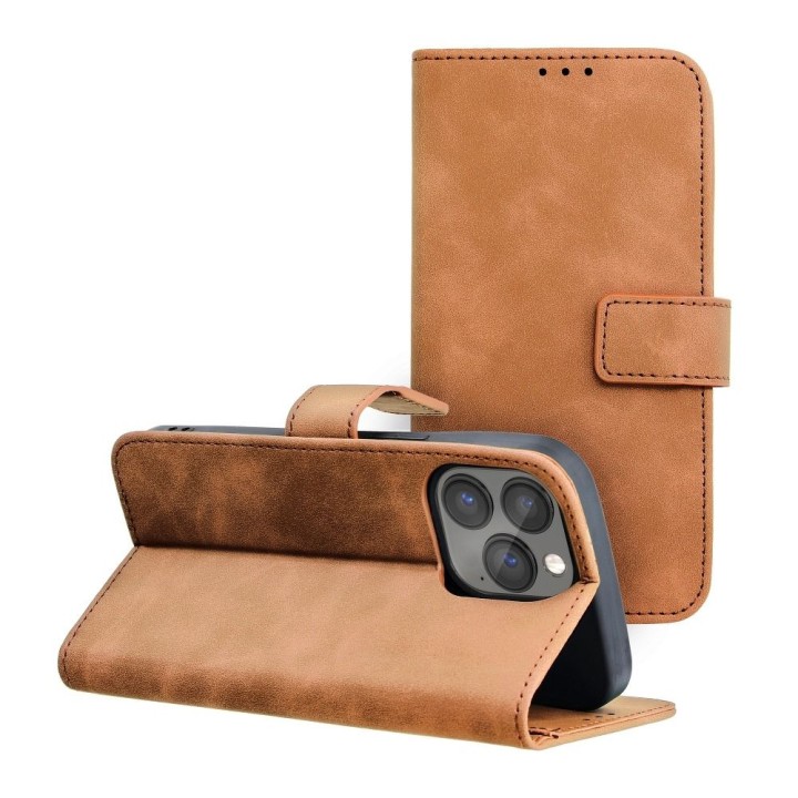 Flip case for iPhone 13 PRO Tender Book brown