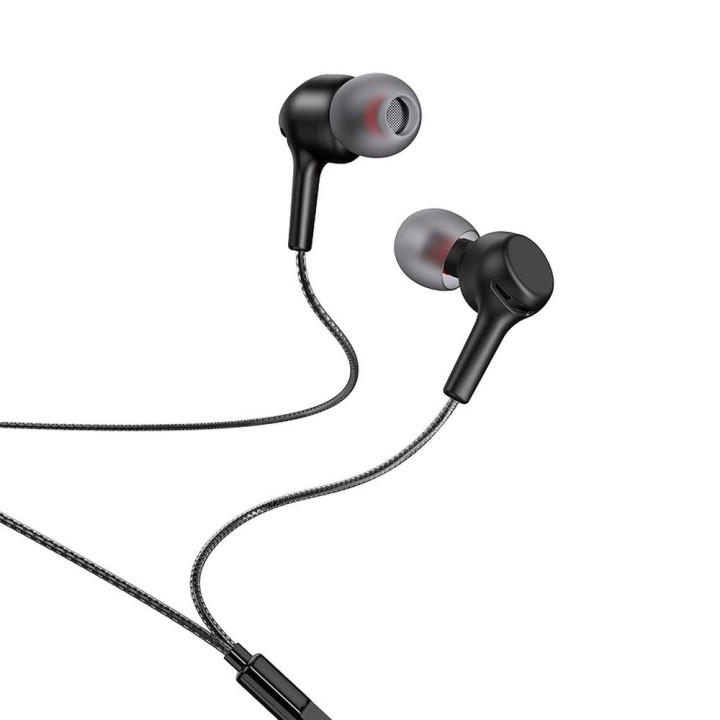 Wired in-ear headphones Jack 3,5 mm Hoco M78 black