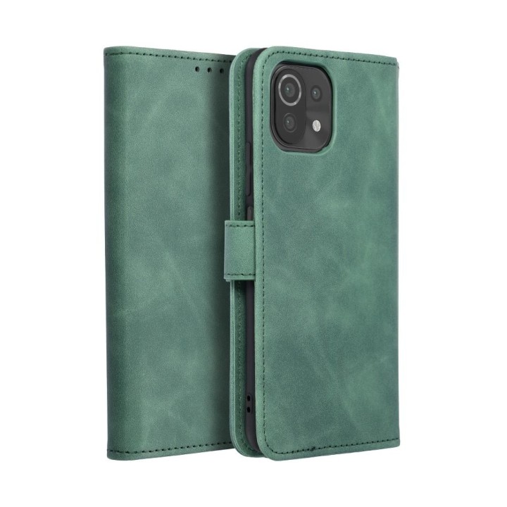 Чохол з клапаном для Xiaomi Mi 11 Lite 5G / Mi 11 Lite LTE ( 4G ) / Mi 11 Lite NE Tender Book зелений