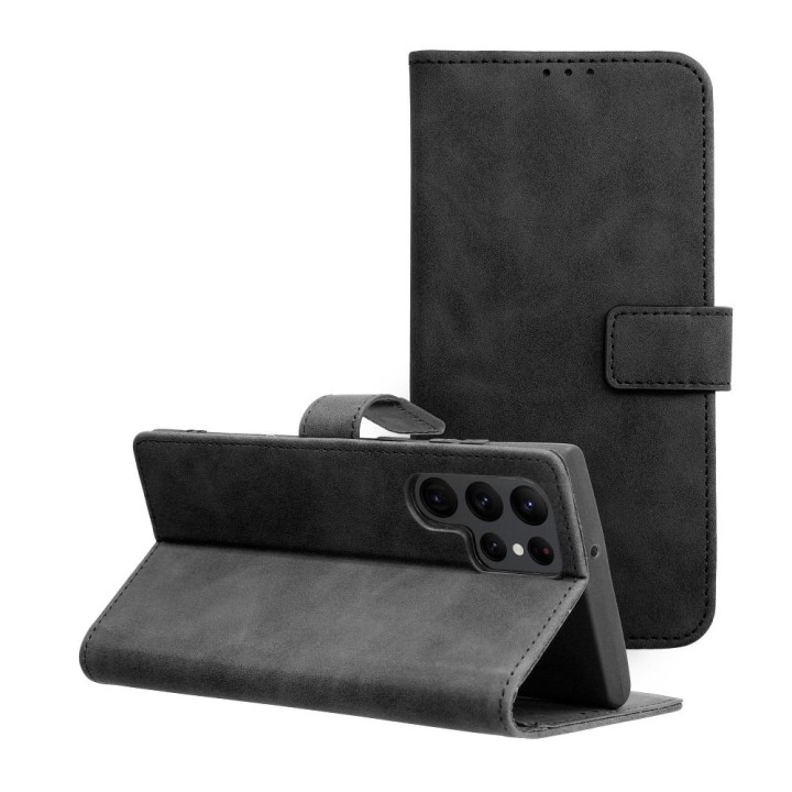 Чохол з клапаном для Samsung S22 ULTRA Tender Book чорний
