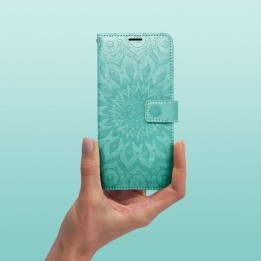 Flip case for Samsung A35 5G Mezzo Book mandala green