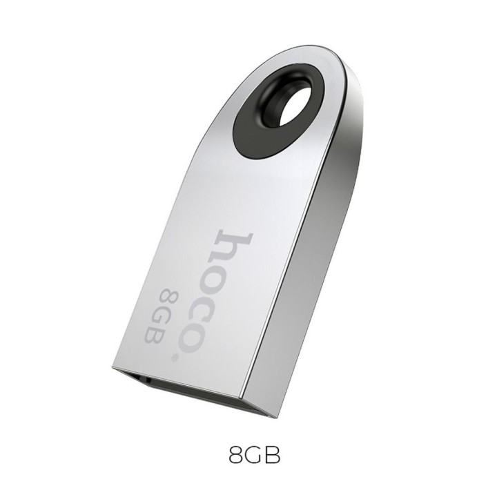 Флешка 8GB USB 2.0 (USB A) Hoco mini UD9 срібляста