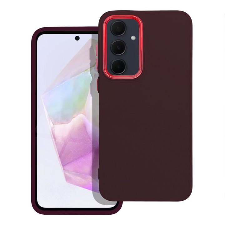 Чехол для Samsung A35 5G Frame фиолетовый