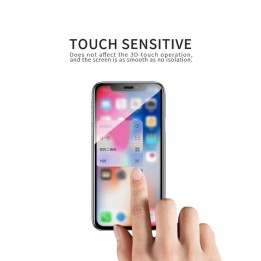 Загартоване скло 3D для Samsung S22 PLUS X-One Full Cover (case friendly) що працює зчитувач