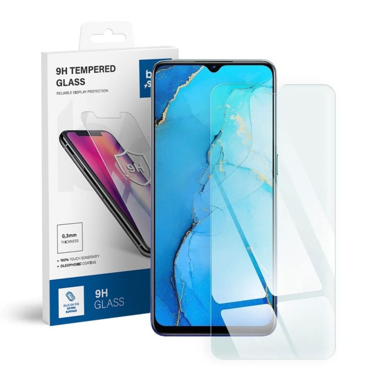Tempered glass for Oppo Reno 3 Blue Star