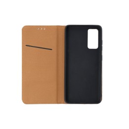 Etui z klapką na Samsung A55 5G Smart Pro Book skórzane czarne