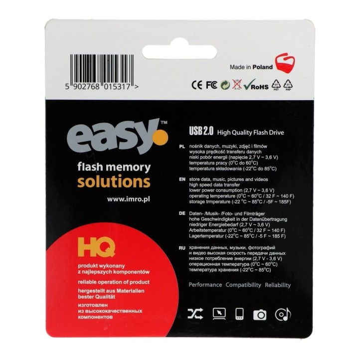 IMRO USB flash drive EASY (ECO) 128GB USB2.0