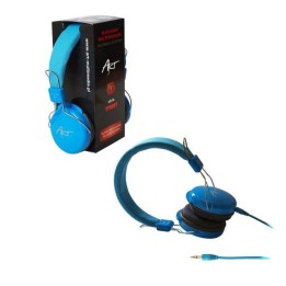 Наушники проводные накладные Jack 3,5 mm Art AP-60B синие