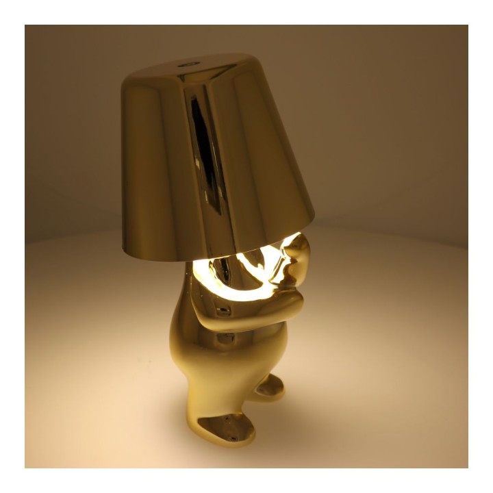 Нічник GOLD MAN Art Deco що стоїть (візерунок 3) MLTL