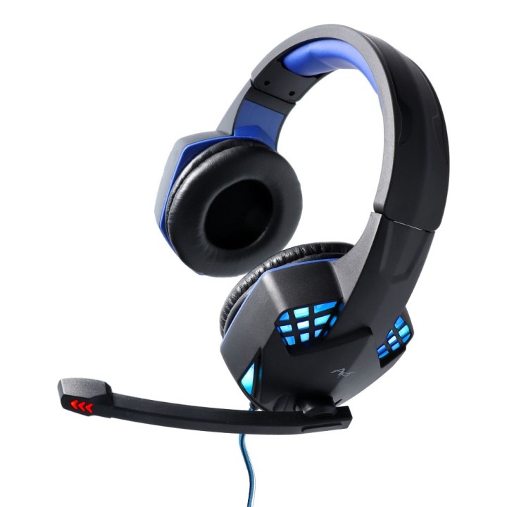 Headphones wired on-ear Jack 3,5 mm / USB A Art gaming with microphone G11 black