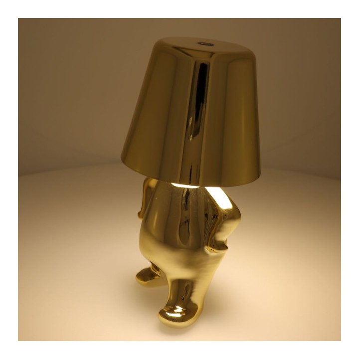 Нічник GOLD MAN Art Deco що стоїть (візерунок 1) MLTL