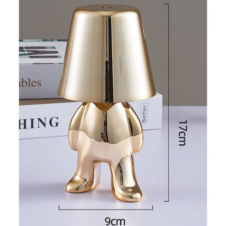 Night light GOLD MAN Art Deco standing (design 1) MLTL