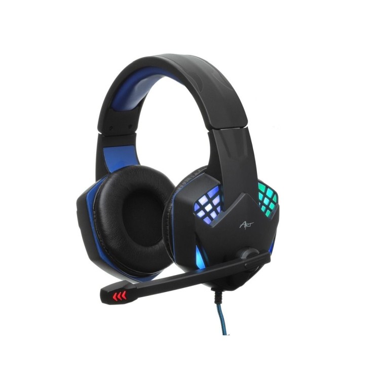 Headphones wired on-ear Jack 3,5 mm / USB A Art gaming with microphone G11 black