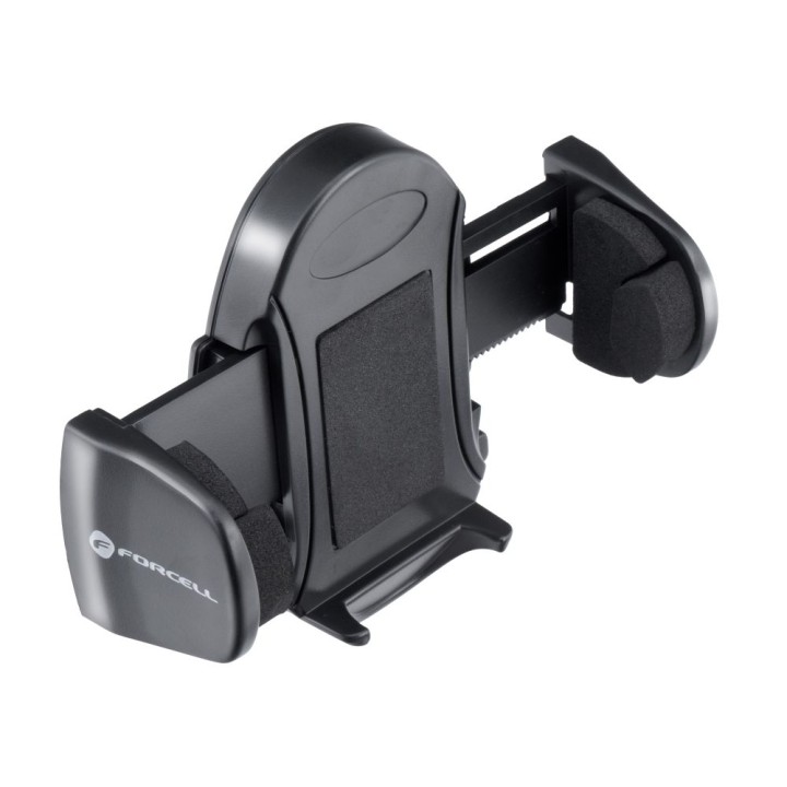 Тримач для телефону для автомобіля універсальний Forcell F-Grip Oval 17 cm для скла / приладової панелі / решітки чорний