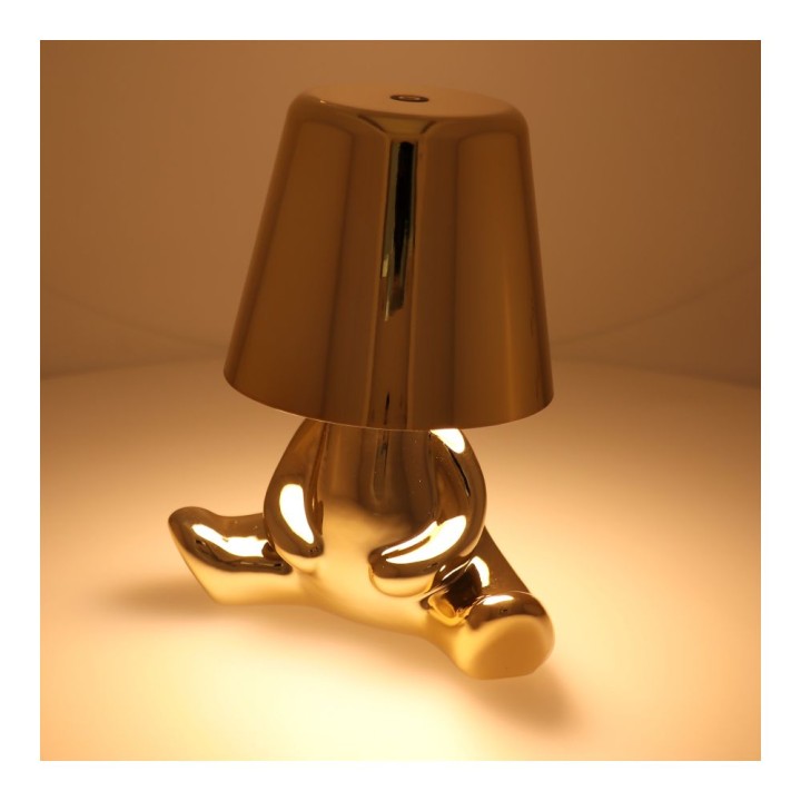 Ночник GOLD MAN Art Deco сидящий (узор 7) MLTL