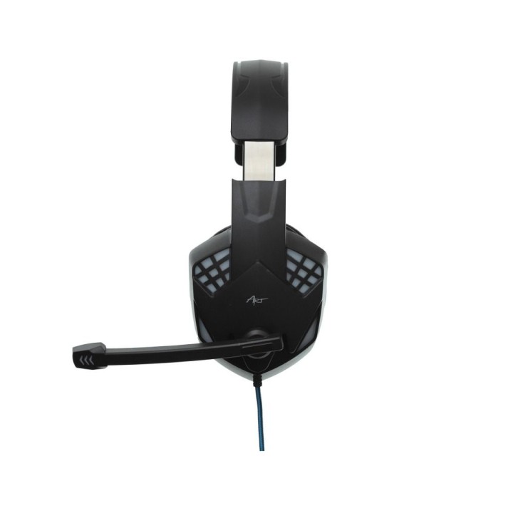 Headphones wired on-ear Jack 3,5 mm / USB A Art gaming with microphone G11 black