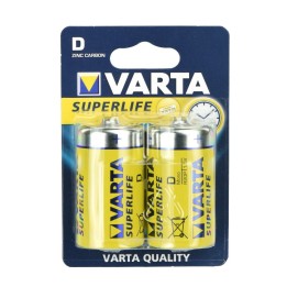 VARTA цинковая батарейка R20 (тип D) Superlife 2 шт