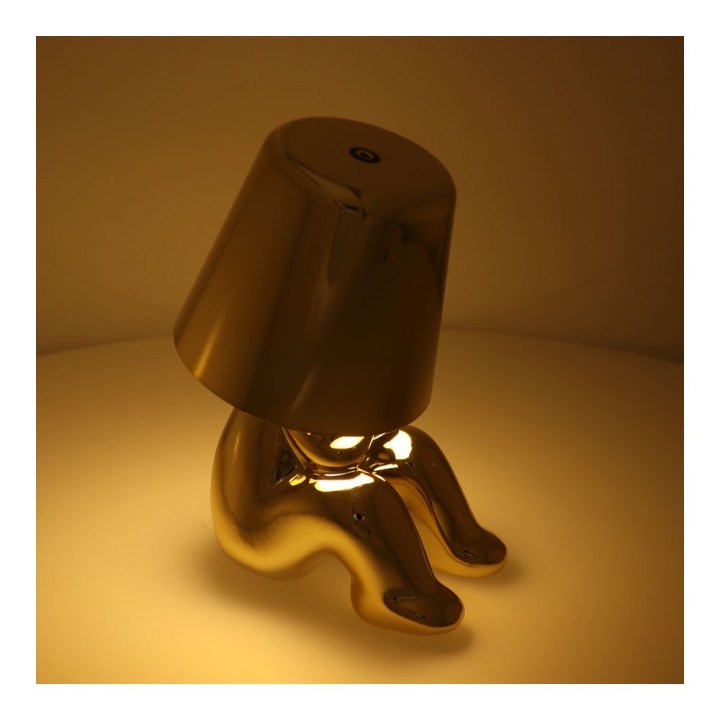 Ночник GOLD MAN Art Deco сидящий (узор 4) MLTL