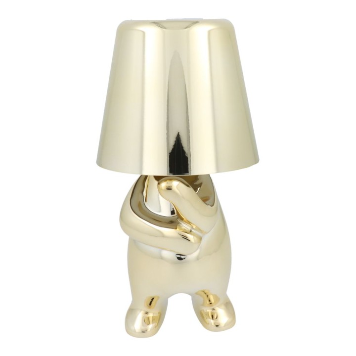Night lamp GOLD MAN Art Deco standing (pattern 3) MLTL
