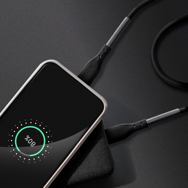 Кабель USB C — Lightning Forcell F-Energy PD 3A 27W Carbon 1 m CB-01C чорний