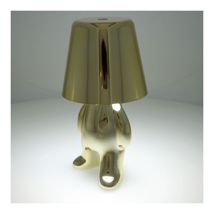 Night light GOLD MAN Art Deco standing (design 8) MLTL