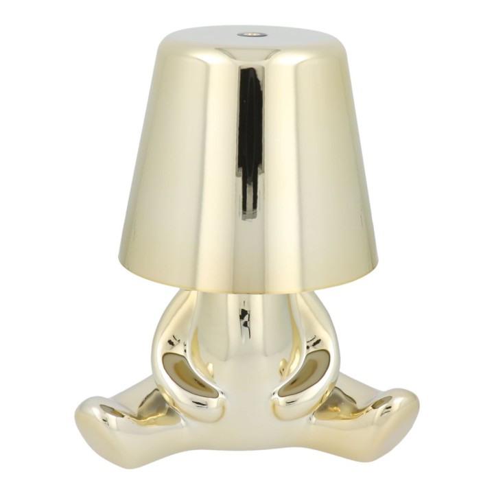Night lamp GOLD MAN Art Deco sitting (pattern 7) MLTL