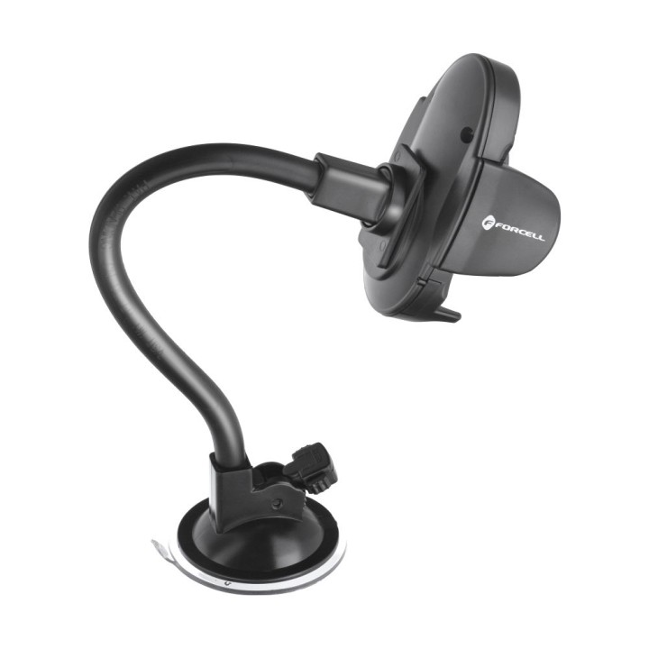 Універсальний автомобільний тримач для телефона Forcell F-Grip Oval 27 cm для скла / приладової панелі / вентиляційної решітки ч