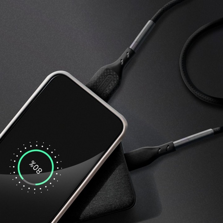 Кабель USB A для Lightning Forcell F-Energy 2,4A 12W Carbon 1 m CB-01A чорний