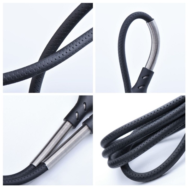 Кабель USB A для Lightning Forcell F-Energy 2,4A 12W Carbon 1 m CB-01A чорний