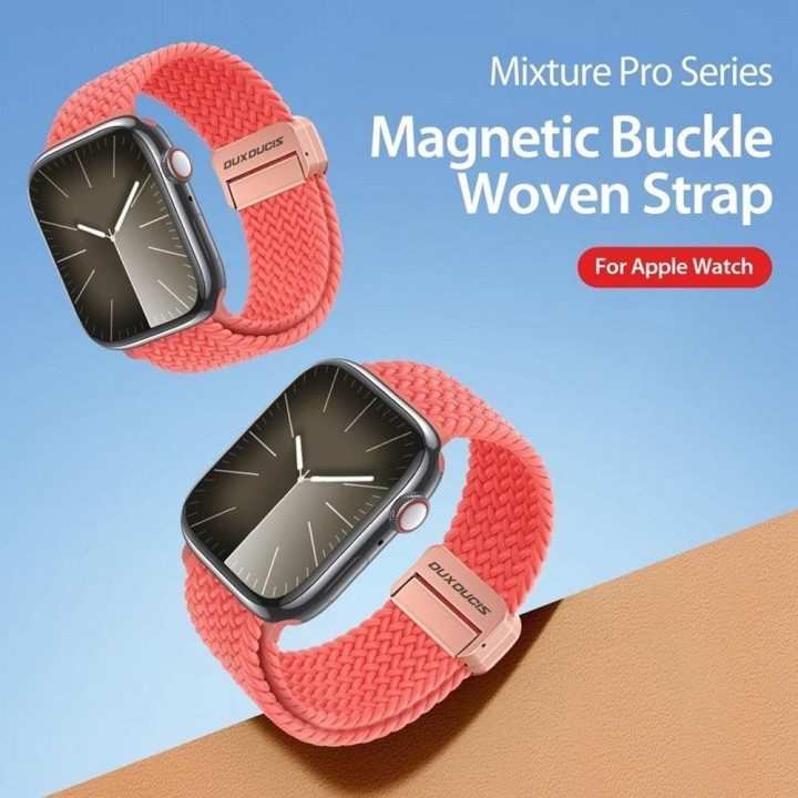 DUX DUCIS strap MIXTURE PRO braided for Apple Watch 38 / 40 / 41 mm guava