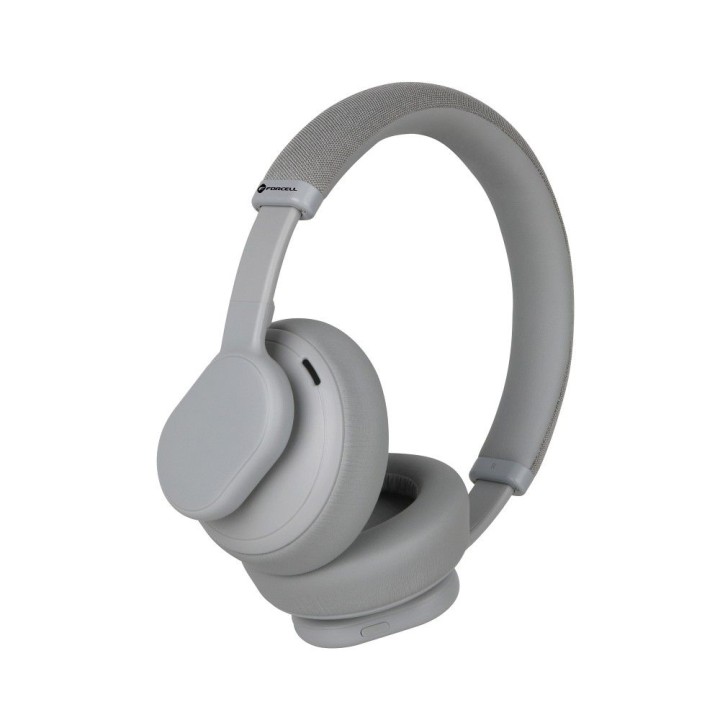Wireless on-ear headphones Forcell F-Audio Touch Beat ANC grey