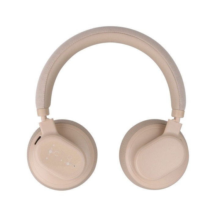 Бездротові навушники накладні Forcell F-Audio Touch Beat ANC бежеві