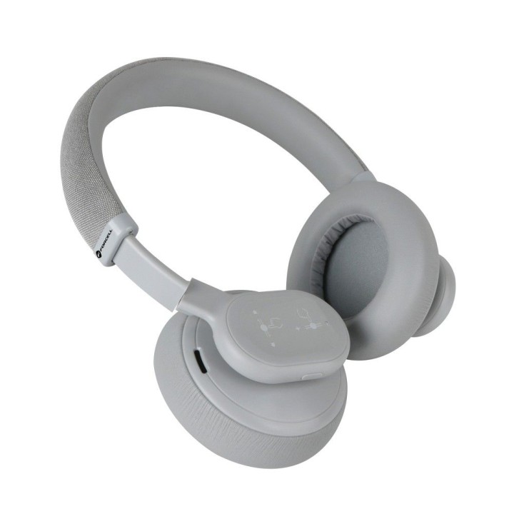 Wireless on-ear headphones Forcell F-Audio Touch Beat ANC grey